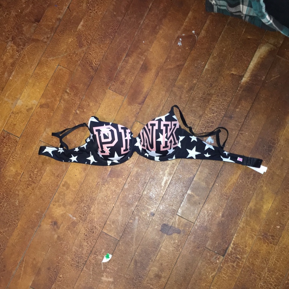 Pink bra